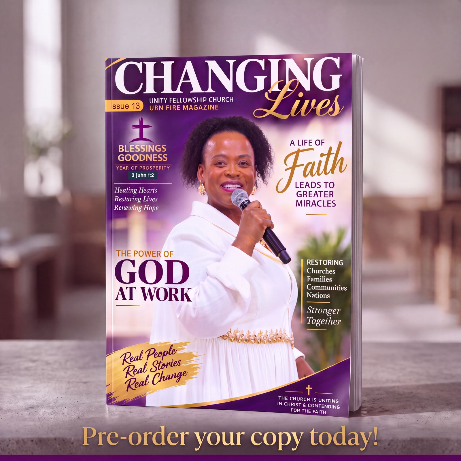 Changing Lives Magazine — Issue 13 cover